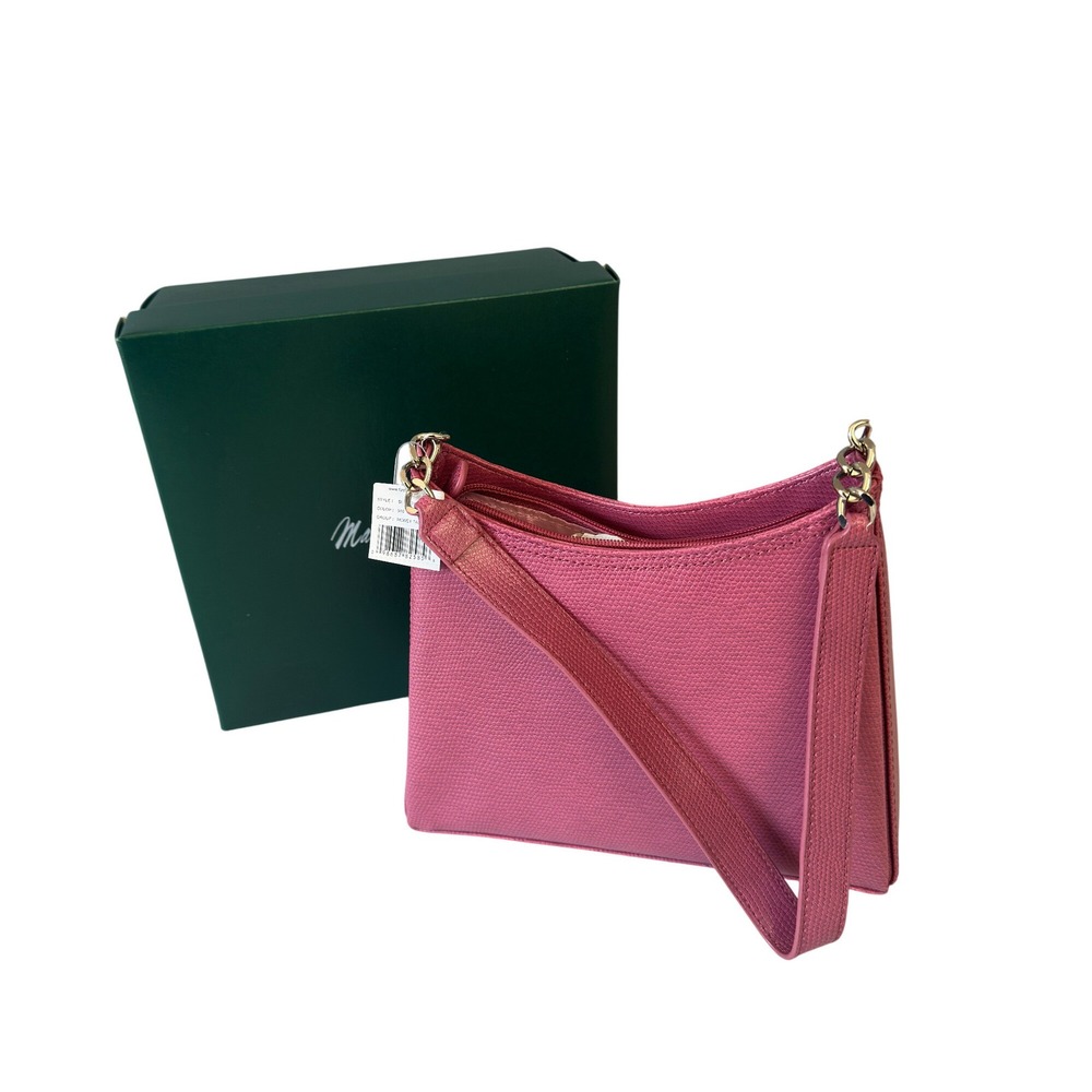 Liz Claiborne Winterberry Pink Lizard Embossed Shoulder Bag Money Talks NWT JS